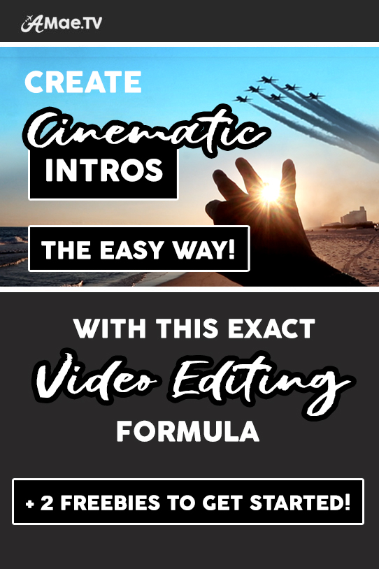 How To EDIT A CINEMATIC VIDEO INTRO- BEGINNER VIDEO EDITING