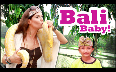 BALI TRAVEL Tour: Rice Paddies, Sea Temples, Indonesians & an Anaconda!