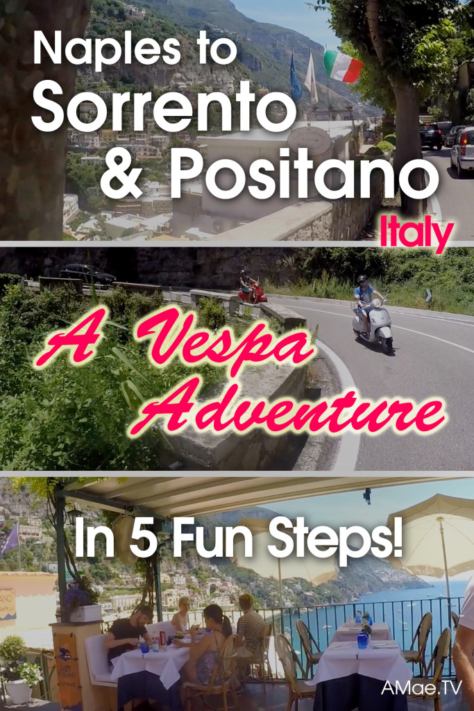 The Amalfi coast is the place to be during the summer in southern Italy. Join me on an exciting Vespa adventure as we travel Italy all the way from Naples to Sorrento and to the town of Positano in 5 fun steps!