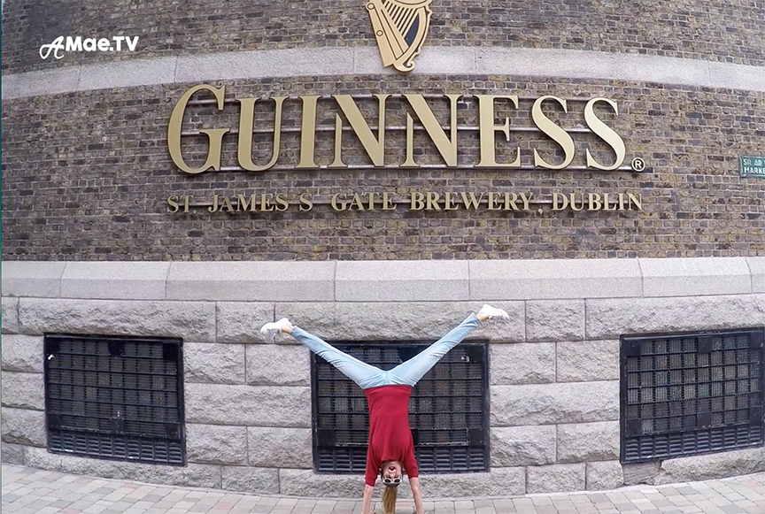 Guinness Brewery Handstand