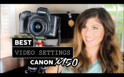 BEST CAMERA SETTINGS for VLOGGING on Canon M50 Mirrorless