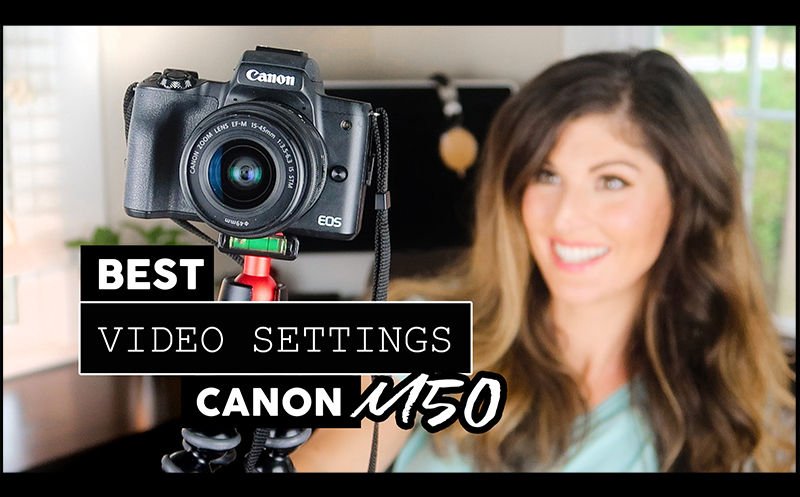 BEST CAMERA SETTINGS for VLOGGING on Canon M50 Mirrorless