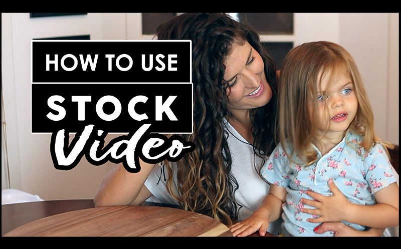 How To Use STOCK VIDEO FOOTAGE [Editing For a Natural Flow]